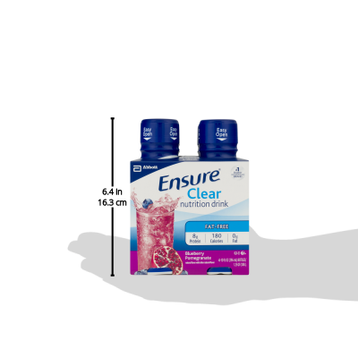 Ensure Clear Nutritional Drink Blueberry Pomegranate - 4 pk - 10 oz btl